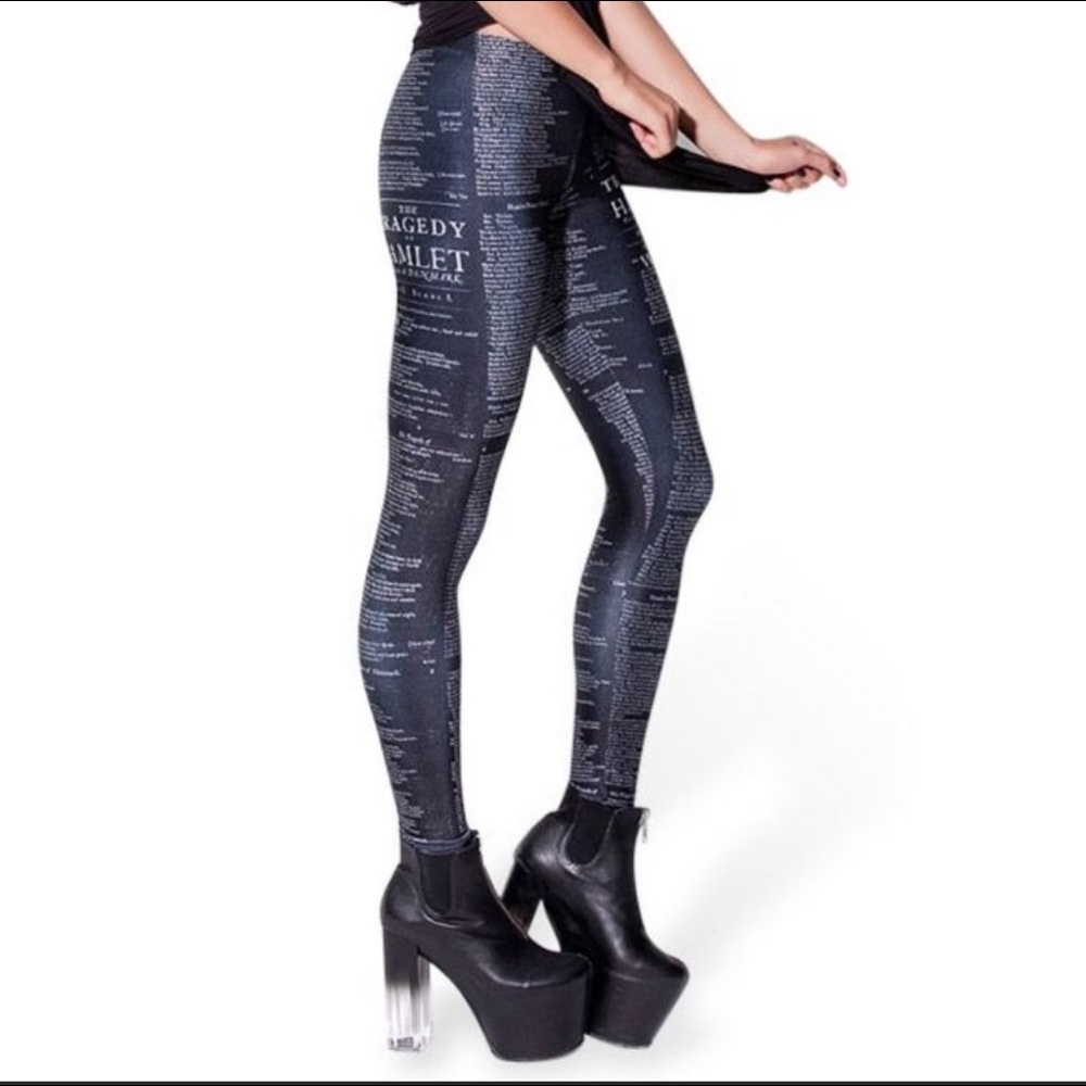 Rare Blackmilk Tragedy of Hamlet Leggings